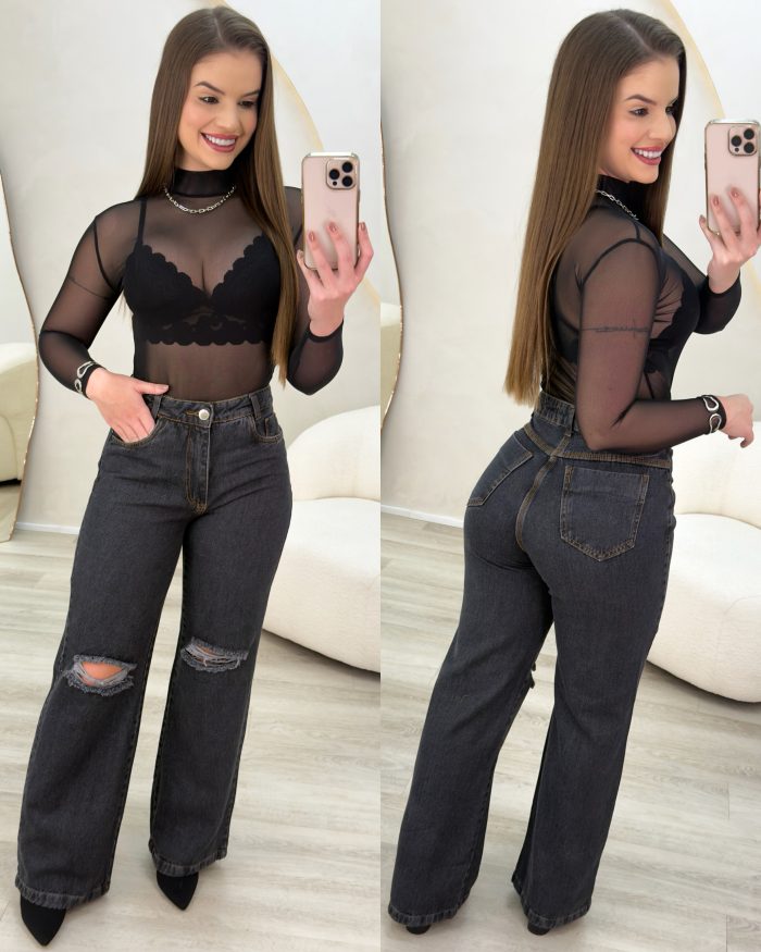 CALÇA WIDE LEG